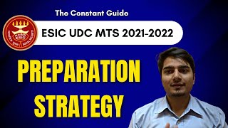 How To Prepare For ESIC UDC  MTS  Complete Strategy For Beginners [upl. by Delila196]