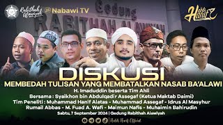 🟢LIVE STREAMING DISKUSI ILMIAH MEMBEDAH TULISAN YANG MEMBATALKAN NASAB BAALAWI [upl. by Nageek]