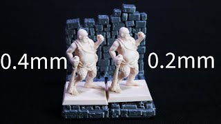 Bambu Lab A1 02 VS 04 Nozzles for Miniatures Which is Best [upl. by Aiynot]