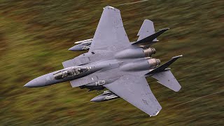 FIGHTER JETS SOARING THROUGH A RAINSOAKED MACH LOOP  4K [upl. by Retsel196]