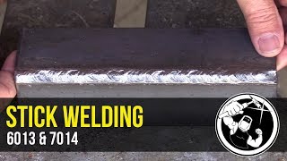 Learning to Weld with 6013 and 7014 Electrodes [upl. by Kristos57]