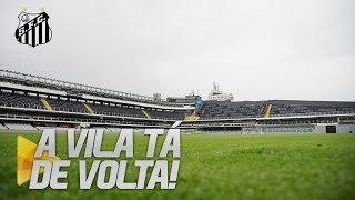 A VILA BELMIRO TÁ DE VOLTA VEJA COMO FICOU O ESTÁDIO APÓS A REFORMA [upl. by Kjersti]