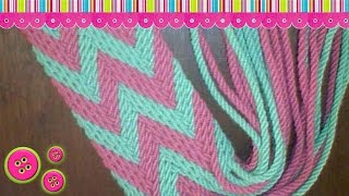 Gasa Wayuu 24 cordones [upl. by Yelkao449]