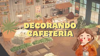 Decorando Hacemos cafetería en animalcrossing [upl. by Atniuqal]