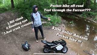 Aggressive offroading on pocket bike [upl. by Aneev]