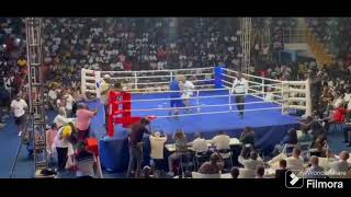 Azumah Nelson fights Razaalay [upl. by Heidi549]