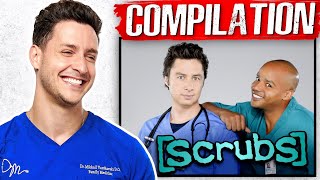 Doctor Mike Reacts To Scrubs  Compilation [upl. by Havstad76]