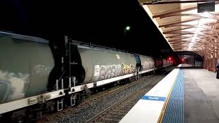 Night Freight Train Action At Parkes NSW 28 September 2022 [upl. by Brandie]