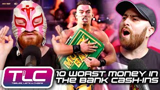 10 Worst Money in the Bank CashIns  Tables Lists amp Chairs [upl. by Welbie220]