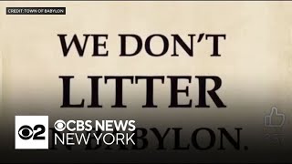 Disgust over litter has one Long Island town launching an unusual campaign [upl. by Pascia]