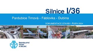 I36 Pardubice Trnová–Fáblovka–Dubina dokumentace stavby 102024 [upl. by Eidod587]