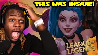 Arcane Fan Reacts to All League of Legends Cinematics [upl. by Aissatsana867]