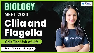 Cilia and Flagella  Cell The Unit of Life  NEET 2023 2024  Dr Gargi Singh [upl. by Bertrand]