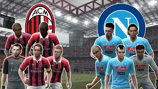 Milan x Napoli  PES 2013  Patch Cosa Nostra  PS2 [upl. by Ijar]