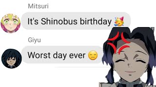 When hashiras forget Shinobus birthday demon slayer [upl. by Retsila]