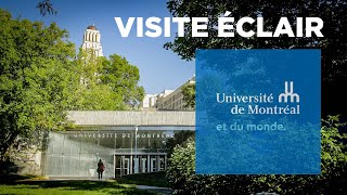 Visite éclair de l’Université de Montréal  Campus de la montagne et campus MIL [upl. by Peednama863]