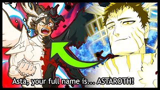 Astas True Identity is TIME DEVIL ASTAROTH Julius Fathered Liebe and Asta in Black Clover [upl. by Bay]