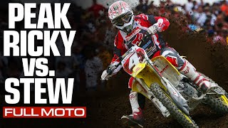 FULL MOTO Ricky Carmichael Duels James Stewart for Milestone Victory  2007 Budds Creek 450 Moto 2 [upl. by Wachtel]