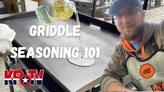 HOW TO Season a Blackstone Griddle in 3 Simple Steps [upl. by Anewor]