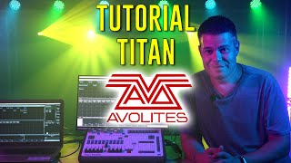 TUTORIAL TITAN AVOLITES Pasos básicos para usarlo [upl. by Kacey]