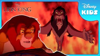 Simba vs Scar The Final Showdown  The Lion King  Disney Kids [upl. by Einneb366]