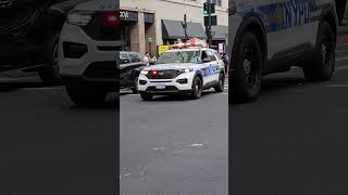 BRAND NEW NYPD FPIU RESPONDING IN MIDTOWN [upl. by Anamor306]