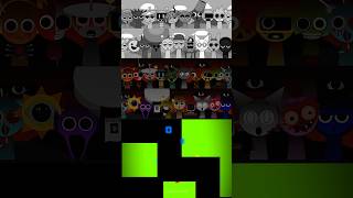 All Incredibox Sprunki Characters Singing Together Mod Happy vs Horror  Blue Bouncing Square [upl. by Ainoek]