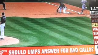 Worst Call In Baseball History [upl. by Elleinnad59]