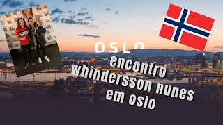 whinderson nunes show en oslo  um dia na noruega vlog 2 [upl. by Ilocin]