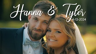 Hanna  Tyler Wedding Day  Full Feature [upl. by Ellehc944]