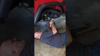 Jeep Wrangler 4quot Lift kit install automobile liftedjeeps jeep [upl. by Dorr]