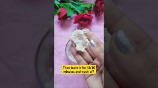 Best Face Scrubber For Glowing And Bright Skin  diy skincare shorts youtubeshorts shortvideo [upl. by Martel190]