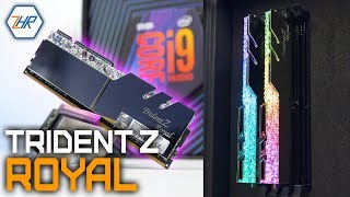 Der SCHÖNSTE RGB RAM aller Zeiten  GSKill TridentZ ROYAL Test [upl. by Changaris]