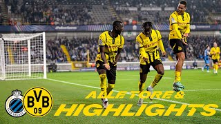 Match Highlights  Club Brugge  Dortmund 03  UEFA Champions League [upl. by Darrell]