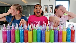 3 COLORS OF GLUE SLIME CHALLENGE Best Slimes Edition [upl. by Notsa]