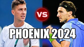 Thanasi Kokkinakis vs Arthur Rinderknech PHOENIX 2024 Highlights [upl. by Otinauj214]