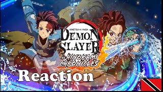 Demon Slayer Game  Story Trailer  Reaction [upl. by Reeva]