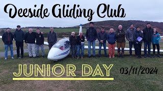 Junior Day at Deeside Gliding Club 03112024 [upl. by Deehan507]