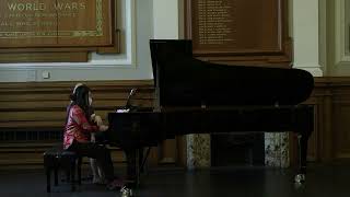 BMus Music Recital Muqing Liu piano [upl. by Kinnie]