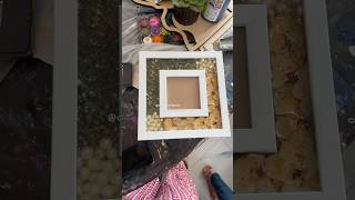 Changeable photo frame using varmala flowers  varmalapreservation flowerpreservation resin [upl. by Ynohtnaluap]