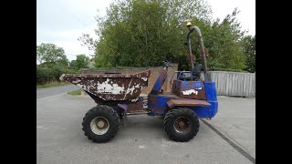 THWAITES MACH 273 SWIVEL 3 TONNE DUMPER WALKROUND VIDEO [upl. by Akeryt935]