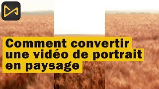 3 Façons de convertir une vidéo de portrait en paysage  TunesKit AceMovi Video Editor [upl. by Tanaka]