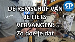 DE REMSCHIJF VAN JE FIETS VERVANGEN Zo doe je dat [upl. by Jevon]