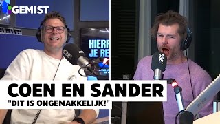 HILARISCH Coen en Sander krijgen LACH THERAPIE  538 Gemist [upl. by Elleinet]