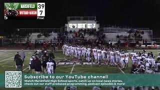 Varsity Football  LIVE at WhitmanHanson [upl. by Atinuj]