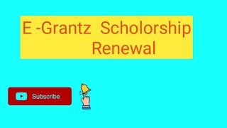 EGRANTZ 30 Renewal in Official Portal [upl. by Eilrahc]