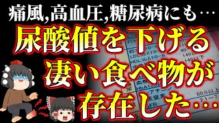 【ゆっくり解説】尿酸値を下げて痛風等と無縁にさせてくれる食べ物。 [upl. by Assilym]