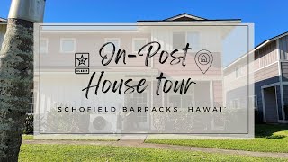 Schofield Barracks House Tour  Army Family  Hawai’i [upl. by Gayelord]