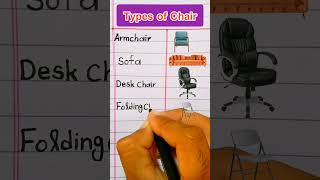 Types of Chairs Vocabulary in EnglishDifferent Types of Chairs Vocabulary in English [upl. by Armington]