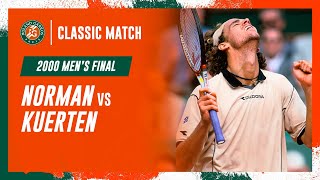 Kuerten vs Norman 2000 Mens final  RolandGarros Classic Match [upl. by Dino]